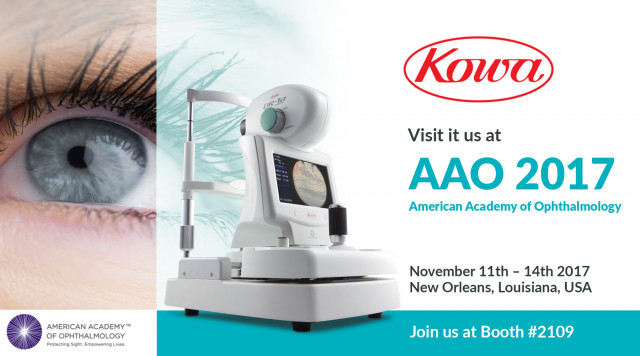 Kowa exhibits at AAO 2017